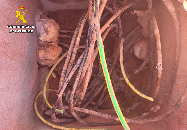 La Guardia Civil de Albacete detiene a una persona por el robo de cobre del alumbrado público