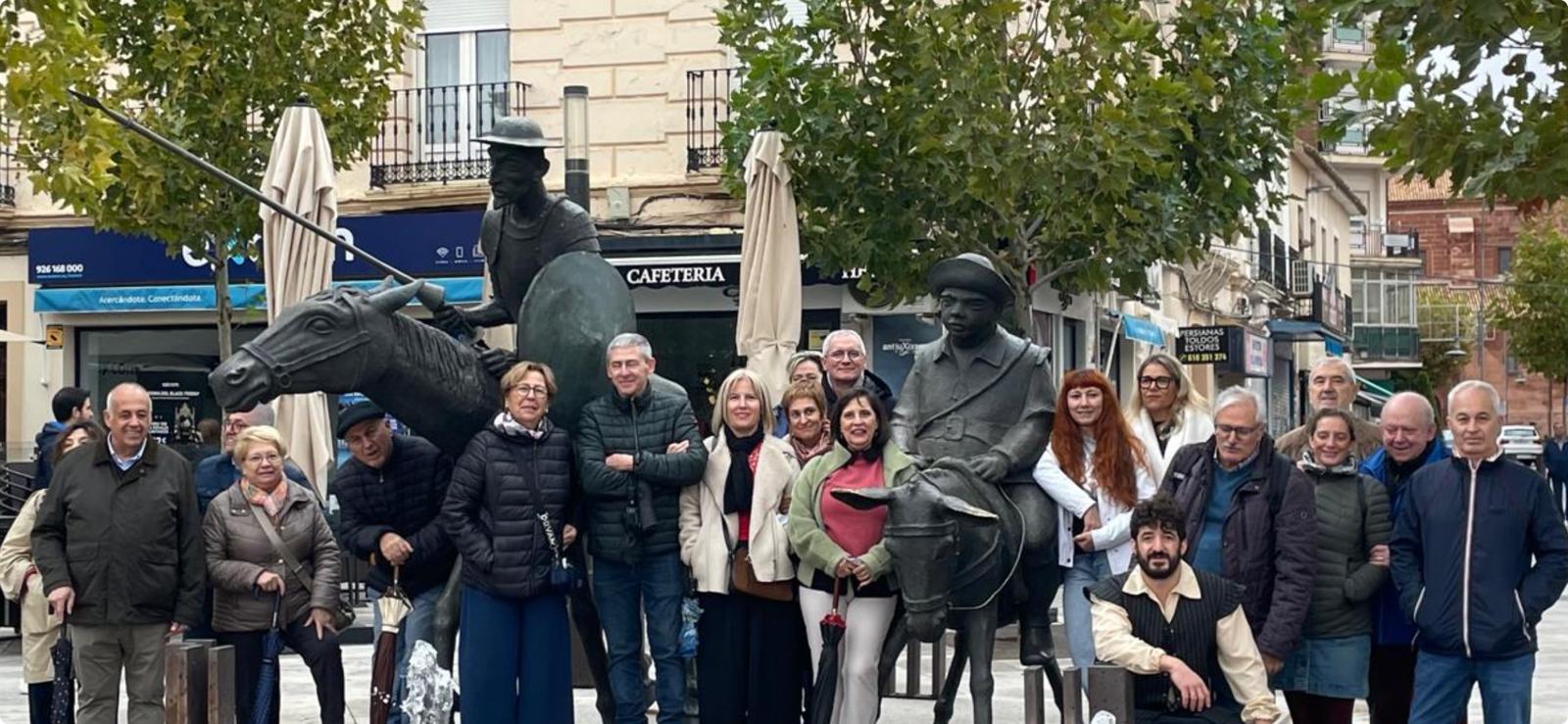 Ruta Cervantin@lcazar teatralizada por un actor de primer nivel, en las XII Jornadas de Vino y Bautismo Qervantino