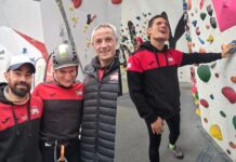 El escalador ciego y con TEA Sergio Aznárez, subcampeón en el Campeonato de Madrid de Escalada de Dificultad y Paraescalada