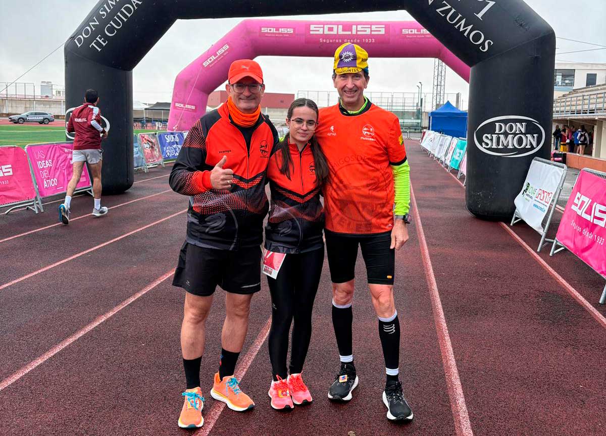Tres Pieles en la Media Maratón de Miguelturra