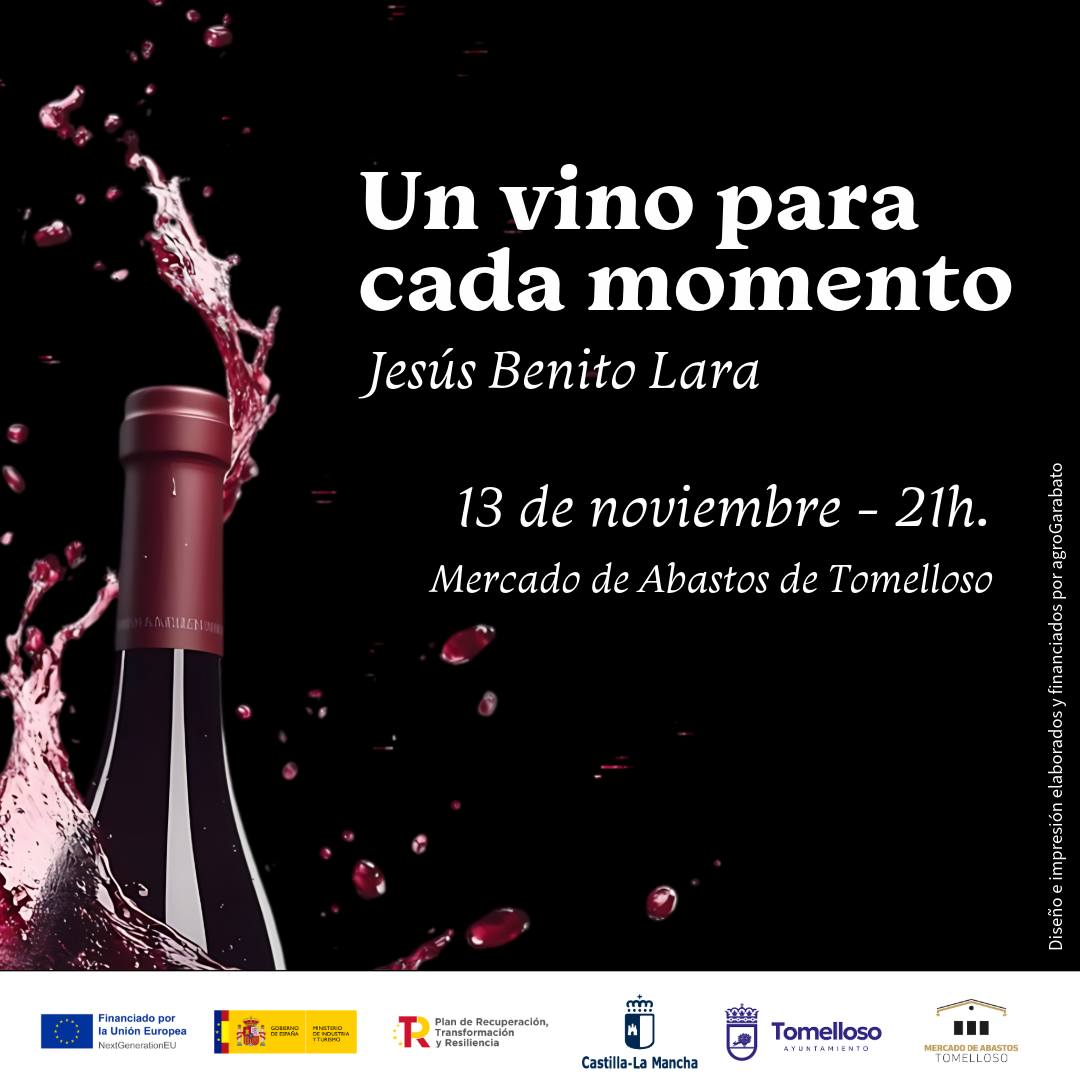 Disfruta de una cata de vinos comentada y con Jesús Benito, este jueves en el Mercado de Abastos
