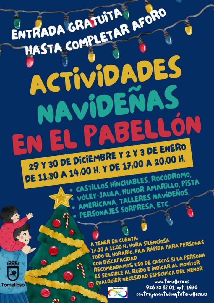 Tomelloso convierte el Pabellón de la Ciudad Deportiva en el gran epicentro de la Navidad infantil 1 Tomelloso convierte el Pabellón de la Ciudad Deportiva en el gran epicentro de la Navidad infantil