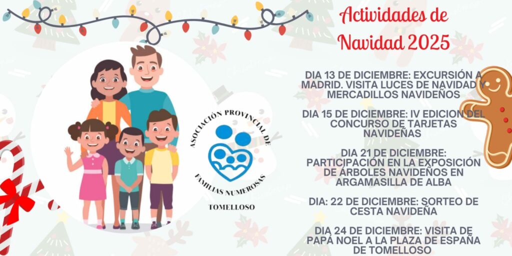 Papá Noel aterriza hoy en Tomelloso: la Asociación de Familias Numerosas convierte la Plaza de España en el gran punto de encuentro navideño 1 arbolnavidadfamiliasnumerosas tomelloso 7.jpg