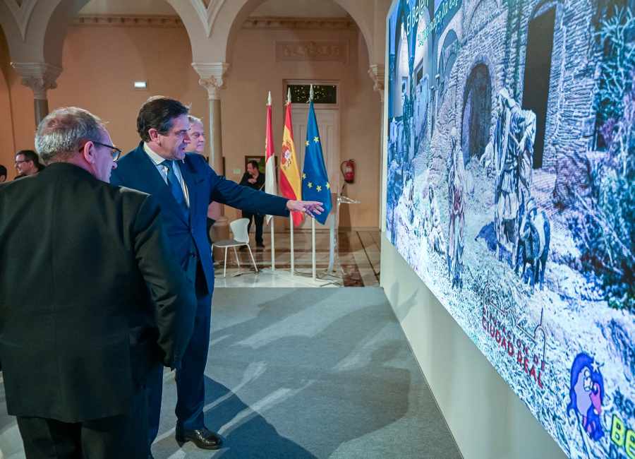 La Diputación de Ciudad Real se abre por primera vez a la tradición belenista con un belén monumental bendecido por Abilio Martínez 4 belen diputacion 4