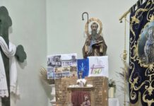 El belén de la Capilla de San Antón rinde homenaje al 450 aniversario de la Parroquia de la Asunción de Nuestra Señora
