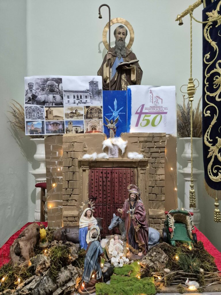 El belén de la Capilla de San Antón rinde homenaje al 450 aniversario de la Parroquia de la Asunción de Nuestra Señora 10 belen san anton