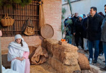 Valverde pone en valor el Belén viviente de Moral de Calatrava como uno de los mejores de Castilla-La Mancha