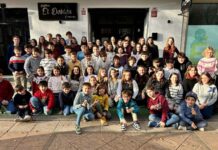 El Club Natación Tomelloso celebra su tradicional comida de Navidad en medio de un magnífico ambiente