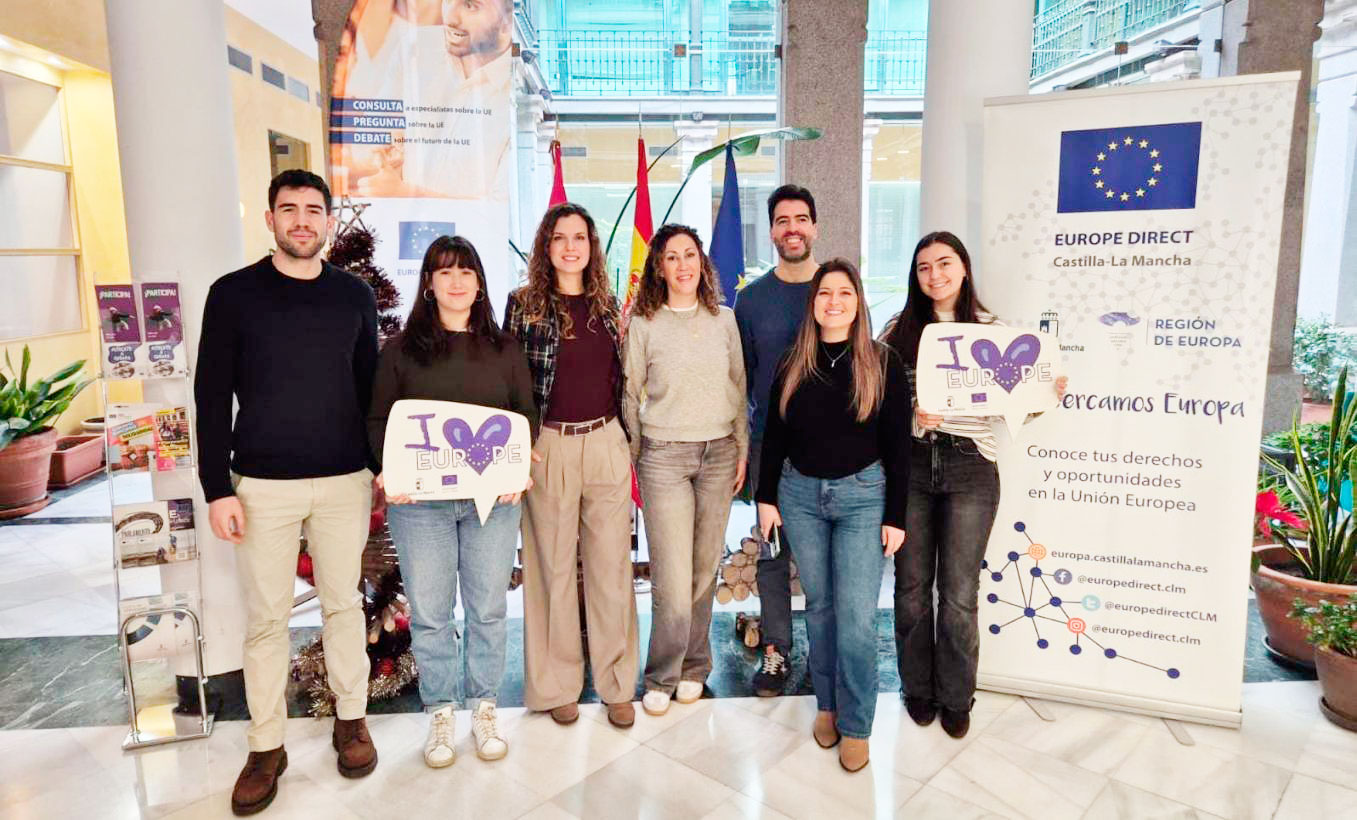 La Comisión Europea renueva su apoyo al centro Europe Direct del Gobierno de Castilla-La Mancha para el periodo 2026-2030