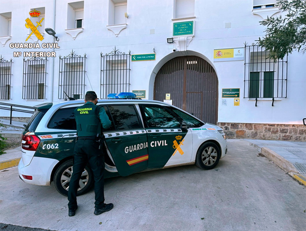 La Guardia Civil detiene en Almadén a un vecino por tener pendiente un mandamiento de prisión