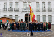 La celebración del Día de la Constitución en Tomelloso rinde homenaje a la Sanidad y reconoce su papel esencial