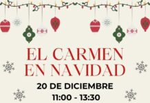 Chocolate, dulces y villancicos: el barrio del Carmen celebra su Navidad en su 80 aniversario