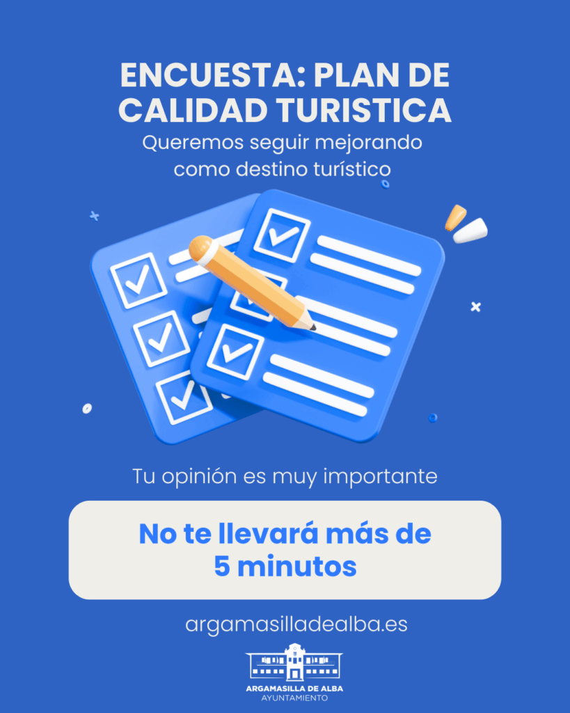 Argamasilla de Alba lanza una consulta vecinal para la elaboración de un Plan de Calidad Turística