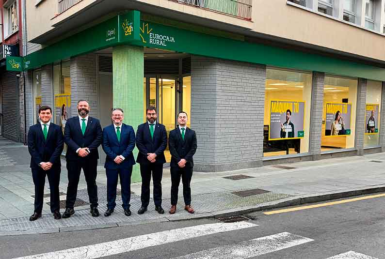 Eurocaja Rural cierra el ejercicio 2025 abriendo nueva oficina en Gijón