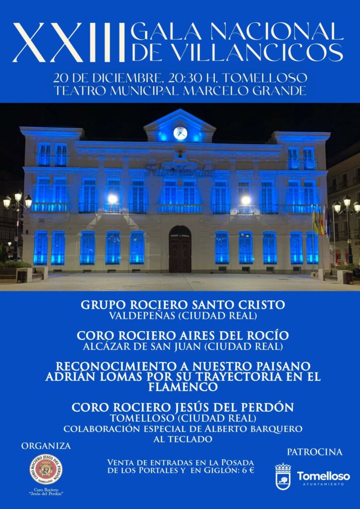 Adrián Lomas será reconocido por su trayectoria en el flamenco en la XXIII Gala Nacional de Villancicos del próximo 20 de diciembre 1 Adrián Lomas será reconocido por su trayectoria en el flamenco en la XXIII Gala Nacional de Villancicos del próximo 20 de diciembre
