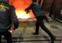 La Guardia Civil reduce a chatarra 529 armas de fuego, armas blancas, piezas y objetos peligrosos