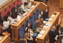 El IES Fco. García Pavón de Tomelloso participa en la II Simulación del Parlamento Europeo celebrada en las Cortes de Castilla-La Mancha