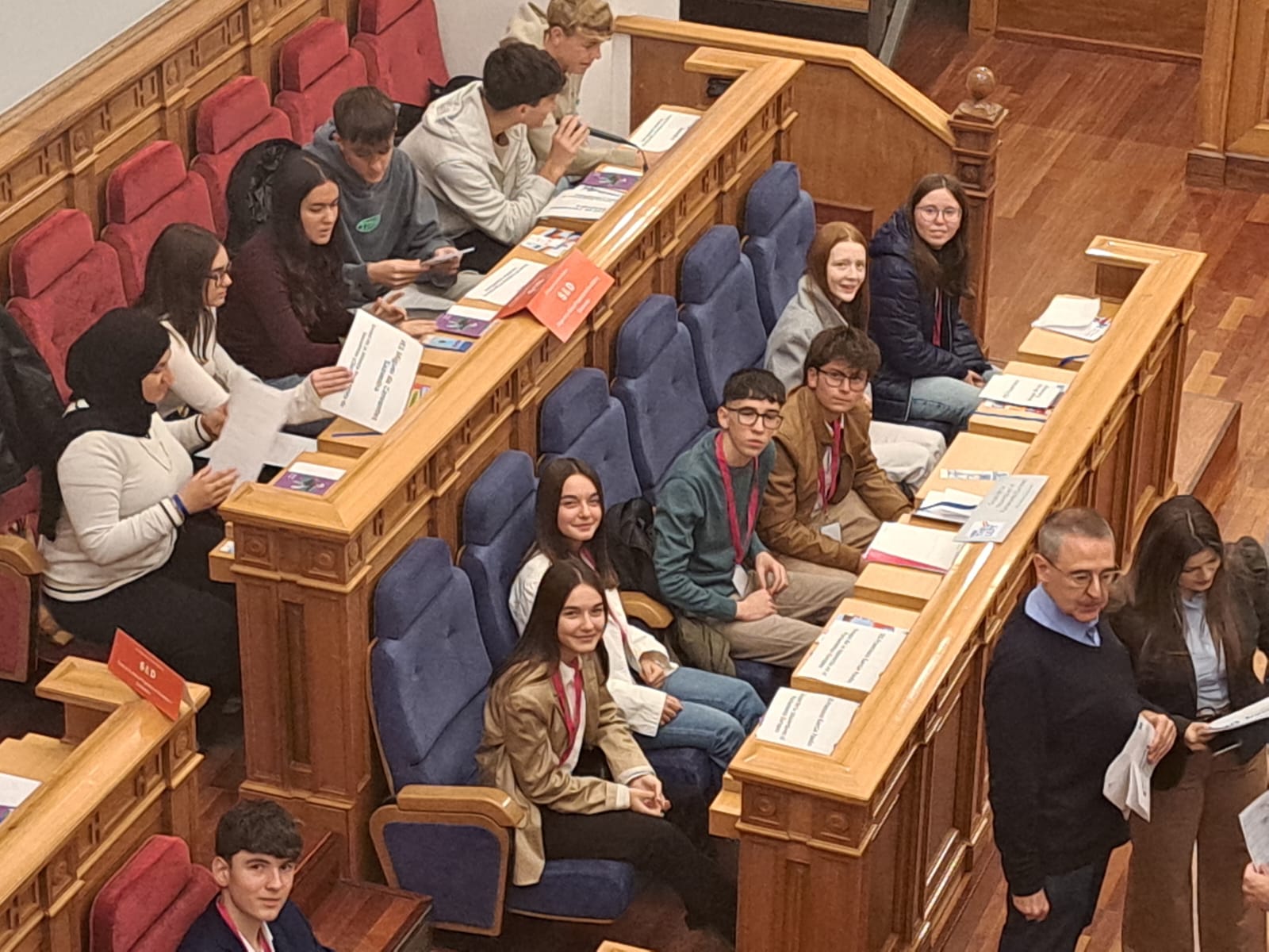 El IES Fco. García Pavón de Tomelloso participa en la II Simulación del Parlamento Europeo celebrada en las Cortes de Castilla-La Mancha