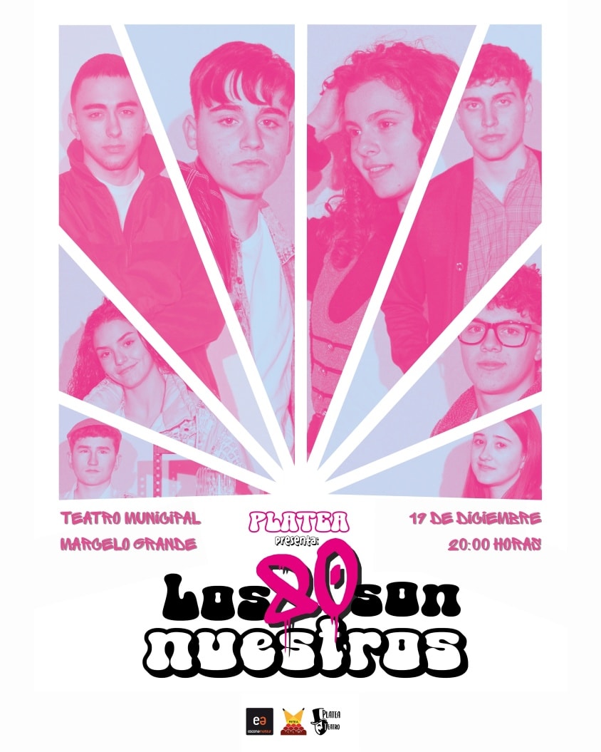 Platea Teatro se despide de “Los 80 son nuestros” con una última función en Tomelloso este 19 de diciembre