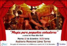 Tomelloso celebra la Navidad con un espectáculo familiar de magia a cargo del Mago Billy Bluff