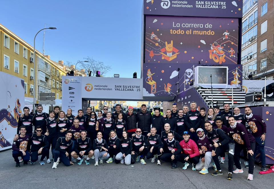 Tomelloso late en Madrid con el grito eterno del Manchathon en la San Silvestre Vallecana