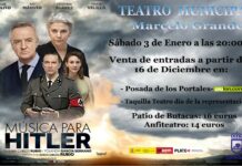 Música para Hitler llega al Teatro Municipal Marcelo Grande el sábado 3 de enero a las 20:00 horas