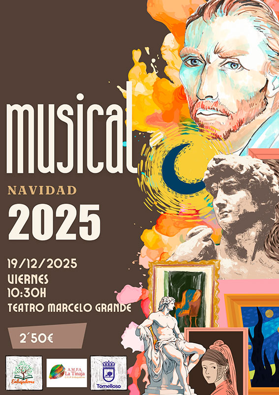 El CEIP Embajadores llena de música y teatro el Marcelo Grande con su tradicional Teatro-Musical de Navidad