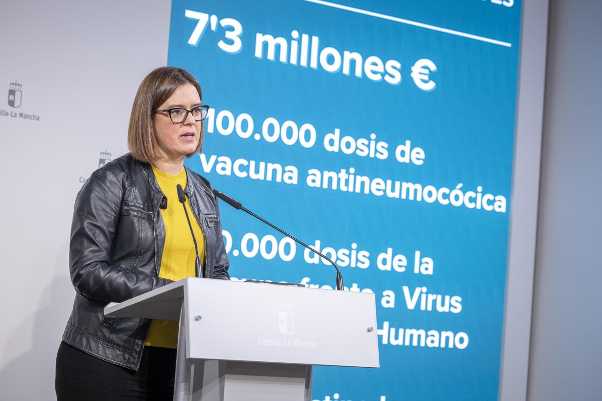 El Gobierno de Castilla-La Mancha invierte más de siete millones de euros en la compra de vacunas frente al neumococo y el VPH en 2026