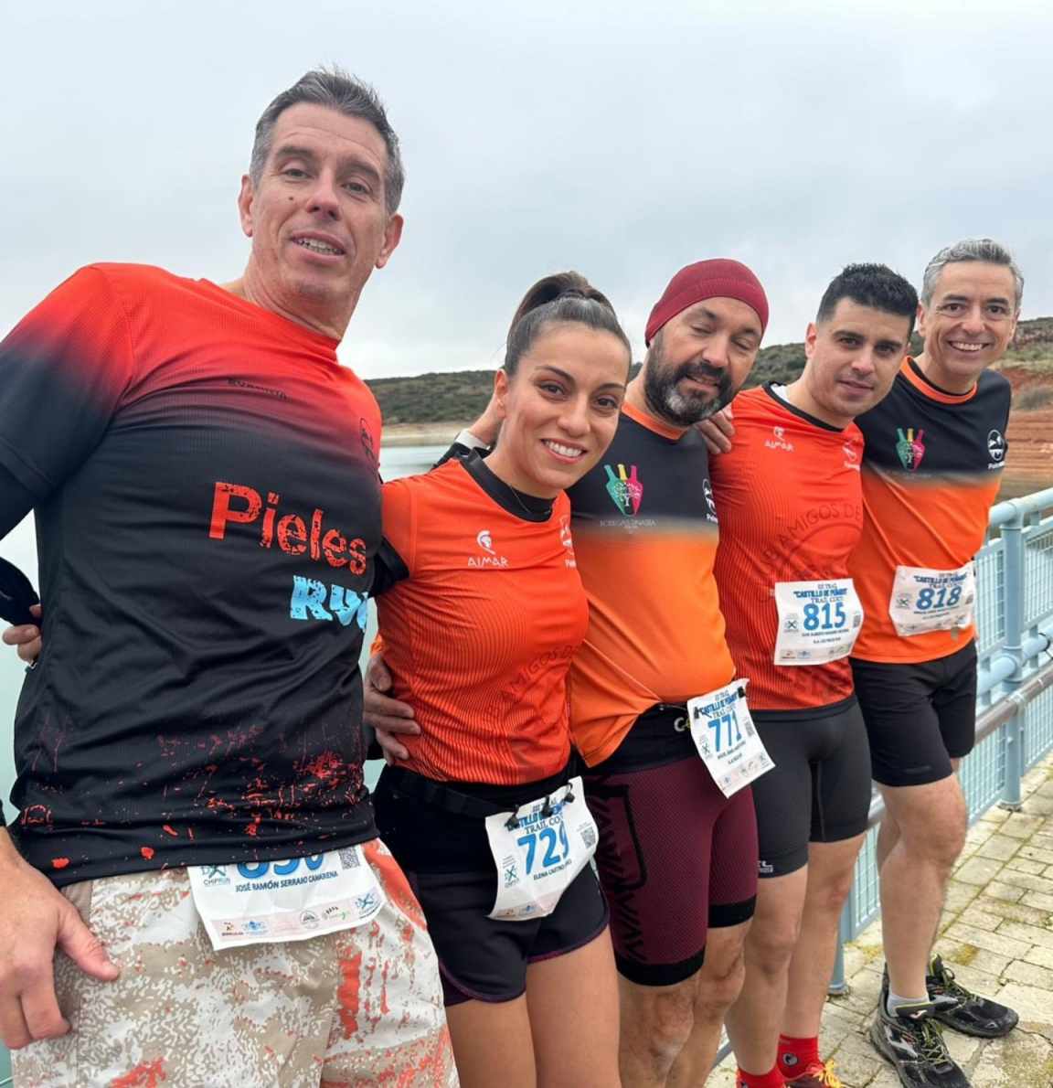 Podios, compañerismo y trail técnico: la gran actuación de Los Pieles Run en el Pantano de Peñarroya