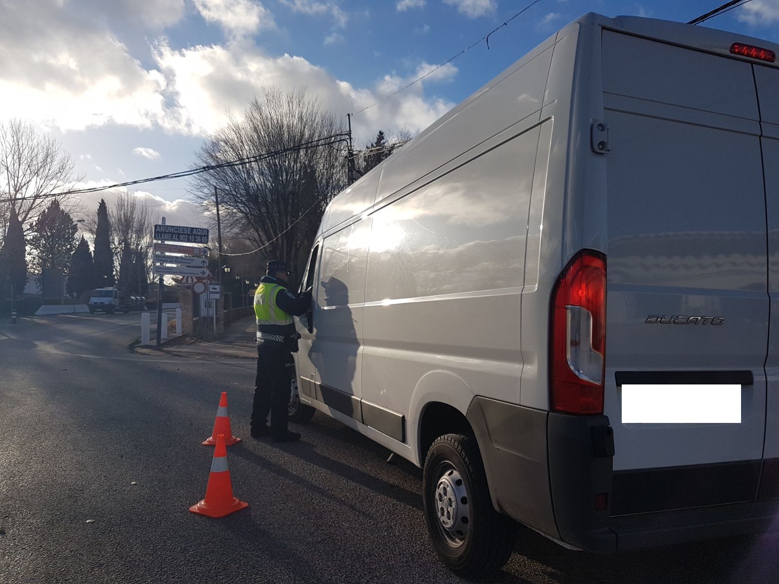 La Policía Local de Argamasilla de Alba intensifica el control de furgonetas con 104 vehículos inspeccionados y 9 conductores sancionados