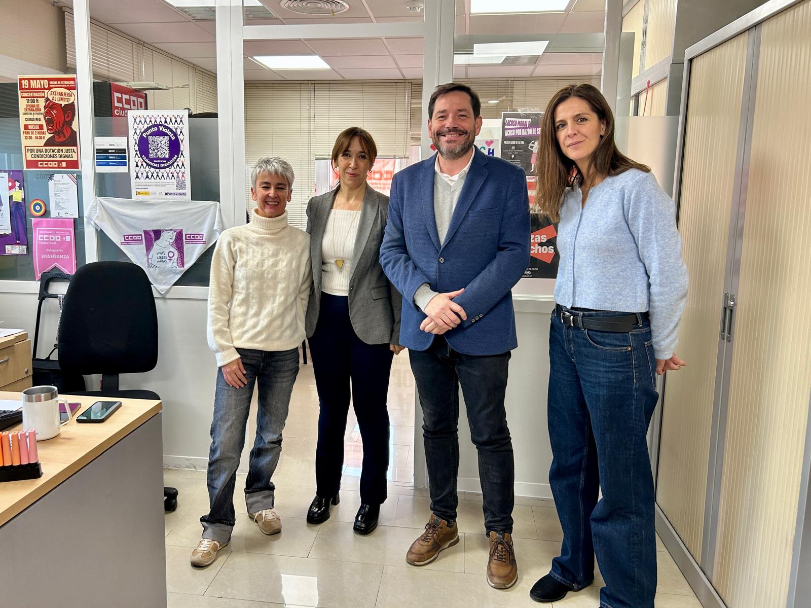 CCOO cuenta con un Punto Violeta en su sede provincial para apoyar, acompañar y proteger a las mujeres que sufren violencia de género