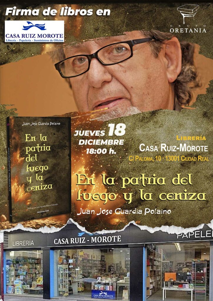 Díaz-Cacho, Guardia Polaino y Joan A. Abellán firmarán ejemplares de sus obras en Casa Ruiz Morote el jueves 18 de diciembre 4 ruizmorote 2