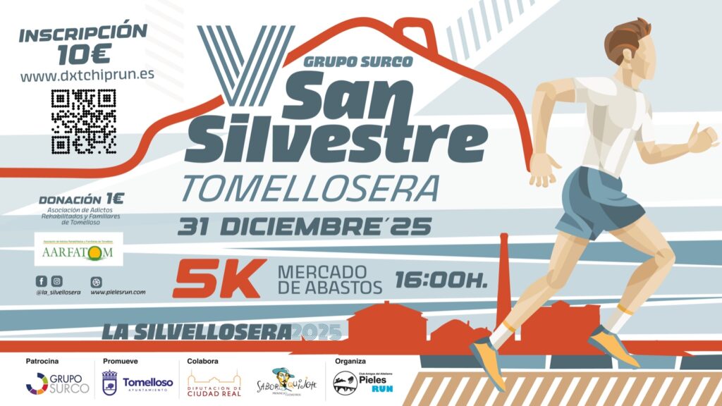 Tomelloso se vuelca con la V Grupo Surco San Silvestre Tomellosera y activa un dispositivo especial de tráfico y seguridad 6 san silvestre cortes 2