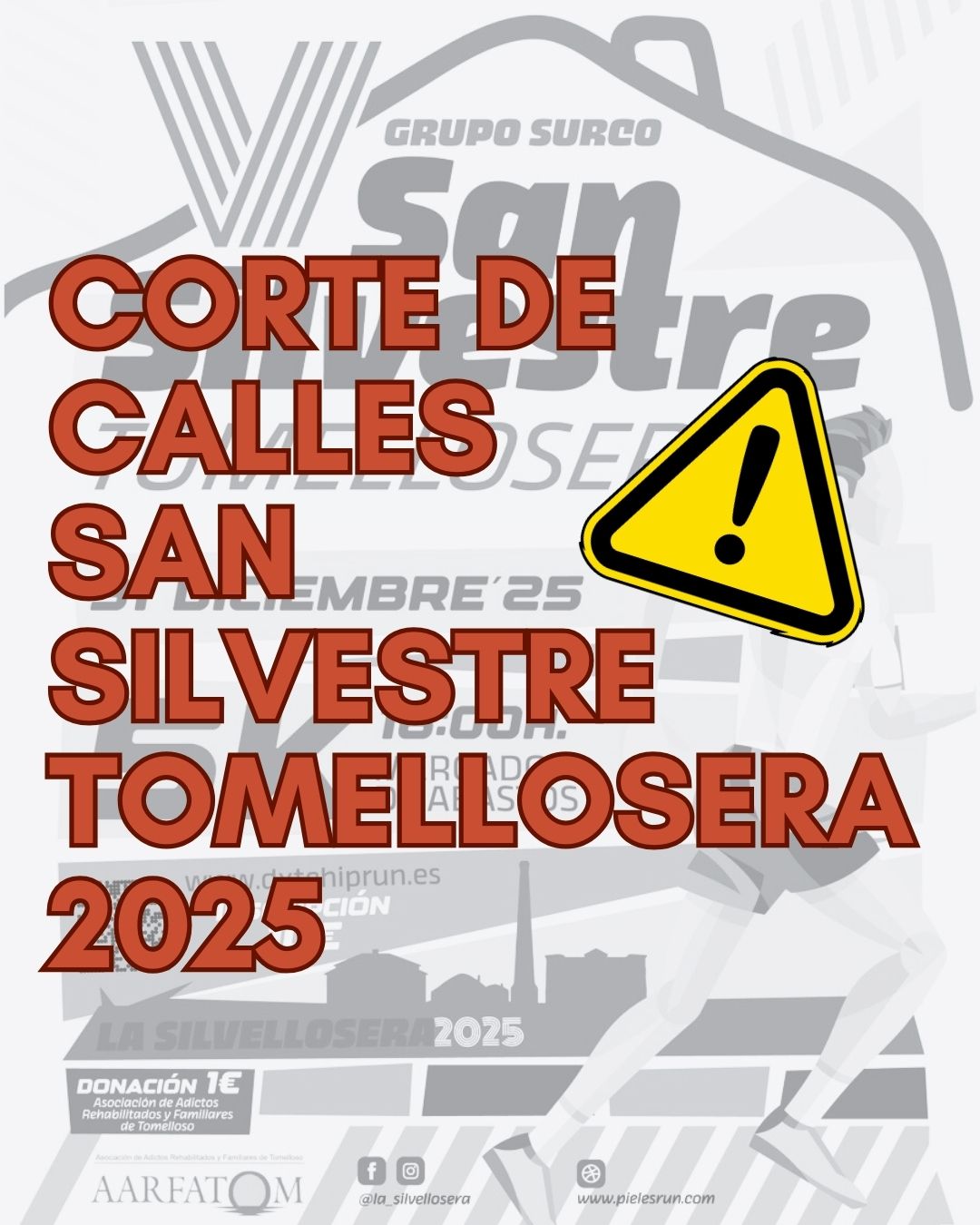 Tomelloso se vuelca con la V Grupo Surco San Silvestre Tomellosera y activa un dispositivo especial de tráfico y seguridad