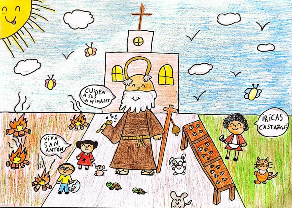 Fallados los premios del Concurso de Dibujo Escolar de San Antón 4 sananton dibujo 4