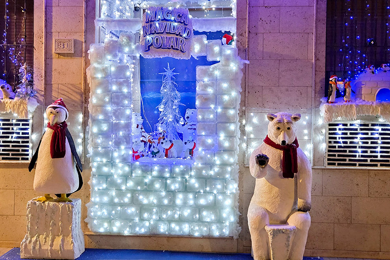 El montaje de la calle Tinajeros 31 de Tomelloso gana el concurso de decoración navideña