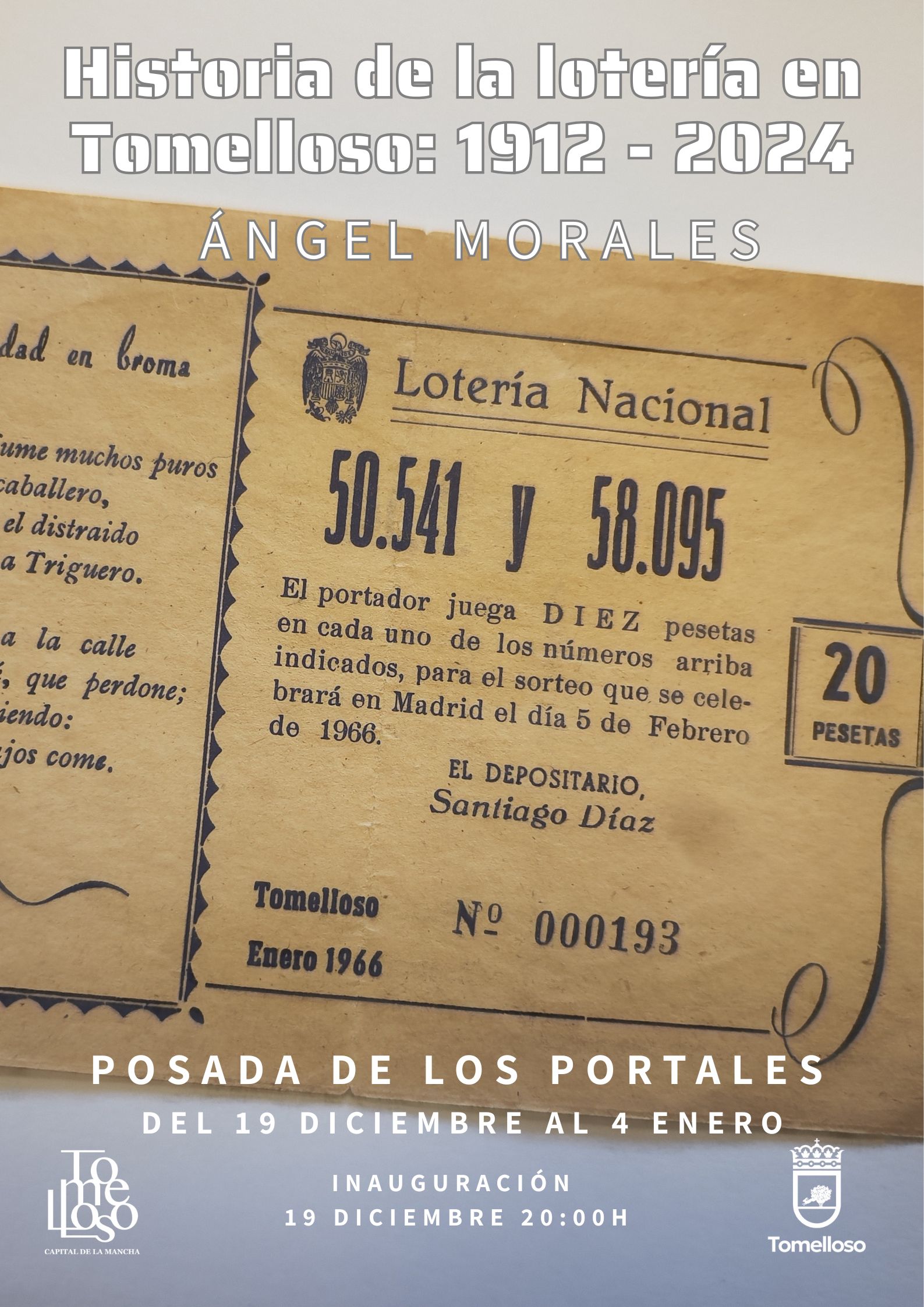 Tomelloso desempolva un siglo de suerte: la Lotería de Navidad, de 1912 a 2024, en una exposición única