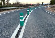 El Ministerio de Transportes actúa en un enlace de la A-43 próximo a Tomelloso dentro del Plan para la Reducción de Accesos en Sentido Contrario