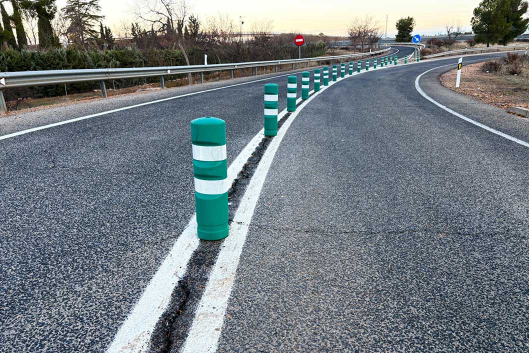 El Ministerio de Transportes actúa en un enlace de la A-43 próximo a Tomelloso dentro del Plan para la Reducción de Accesos en Sentido Contrario
