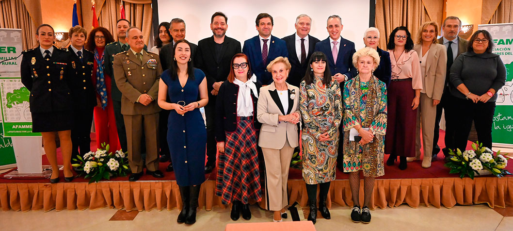 Valverde muestra en los Premios Nacionales de AFAMMER su compromiso firme con la igualdad y las mujeres emprendedoras del medio rural