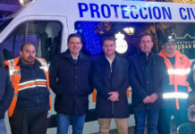 Valverde reafirma el compromiso de la Diputación de Ciudad Real con las agrupaciones de voluntarios de Protección Civil