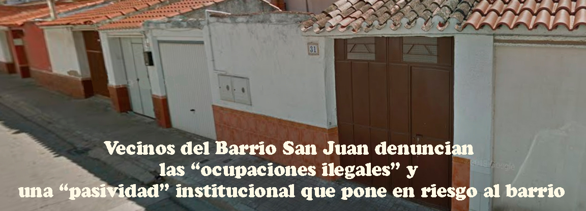 Vecinos del Barrio San Juan denuncian las “ocupaciones ilegales” y una “pasividad” institucional que pone en riesgo al barrio