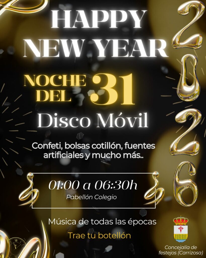 Concierto de Villancicos, Parque infantil, 5ª San Silvestre solidaria y Cotillón fin de año, en Carrizosa esta Navidad 4 villacincos carrizosa 4