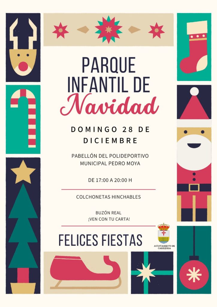 Concierto de Villancicos, Parque infantil, 5ª San Silvestre solidaria y Cotillón fin de año, en Carrizosa esta Navidad 3 villacincos carrizosa 5