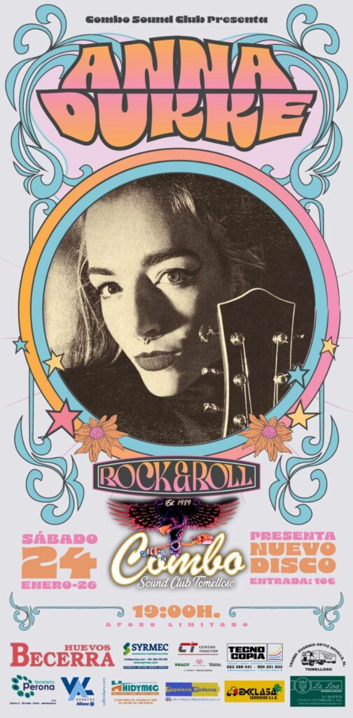 Anna Dukke presentará su nuevo disco "Reborn Wild" este próximo sábado en la Sala Combo de Tomelloso 1 annadukke combo