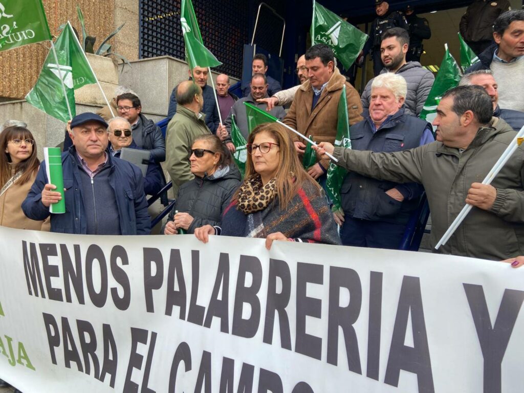 Ganaderos de toda la provincia convocados por ASAJA Ciudad Real se concentran para exigir soluciones urgentes por la lengua azul 2 asaja concentracion ganadera ciudad real 08