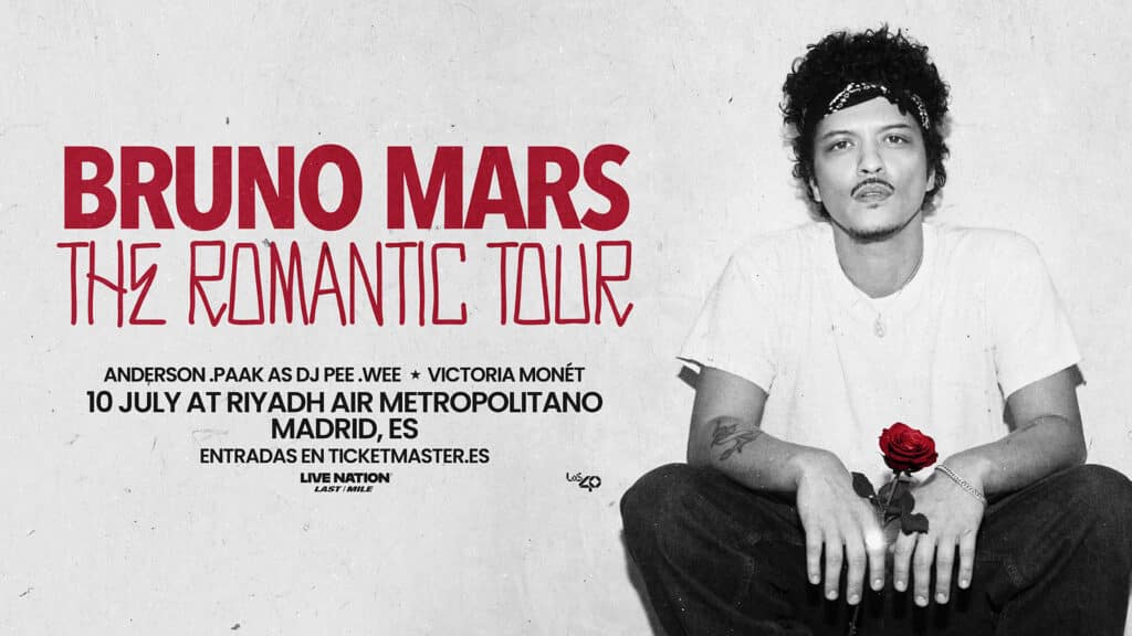 Bruno Mars en Madrid 2026: cuándo salen las entradas, precios oficiales y guía para comprarlas rápido