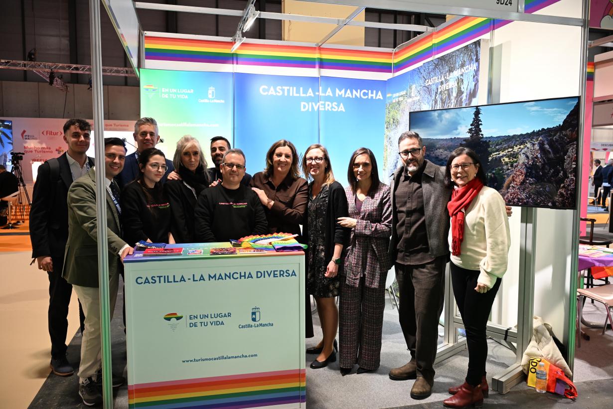Castilla-La Mancha se reivindica como un destino turístico diverso e inclusivo con su participación institucional en FITUR LGTB+