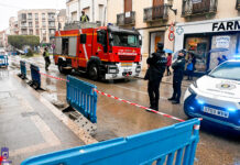 Ayer en Tomelloso se coordinó un amplio operativo ante las numerosas incidencias ocasionadas ayer por el viento