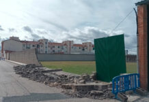Día de viento duro en Tomelloso: daños en calle Norte, en el Polígono Industrial El Bombo y en numerosos puntos de la ciudad